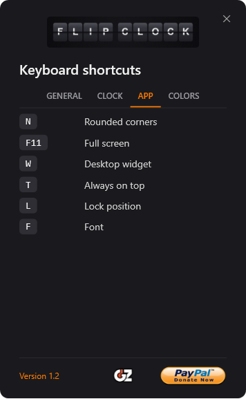 Keyboard shortcuts window (3)