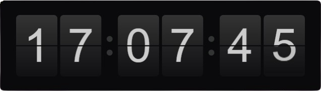 Flip Clock screenshot